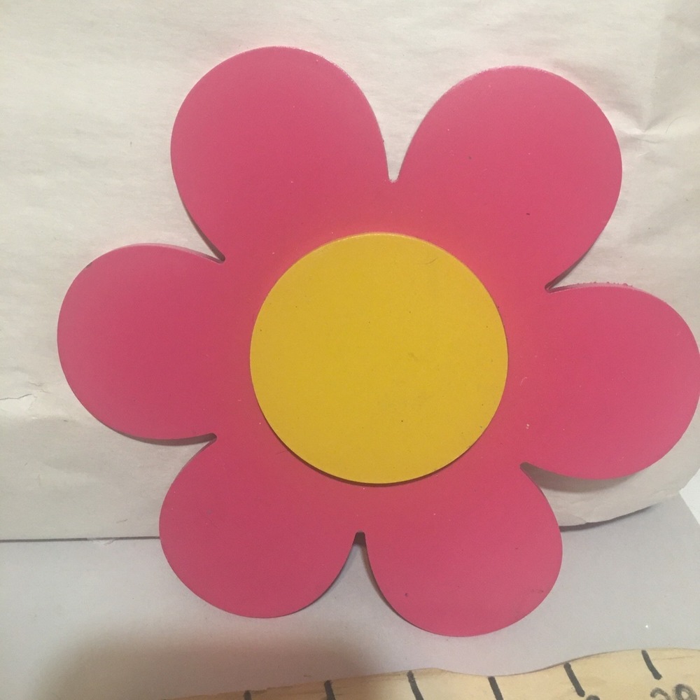 3 Wooden Cutouts For‎ Easter Spring Crafts Clover Flower Bunny 7" Each - Picture 4 of 12